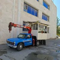 جرثقیل خاور ۳تن کفی بالابر پاکتی نیسانی شبانه روزی|خدمات حمل و نقل|شیراز, ریشمک|دیوار