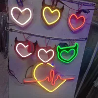 اویز جلو اینه نئونی آماده و سفارشی