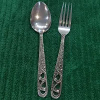 انواع قاشق چنگال غذاخوری استیل کلکسیونی قدیمی