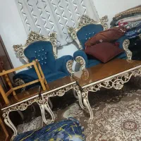 مبلمان ۹نفره سالم|مبلمان خانگی و میز عسلی|رزن, |دیوار