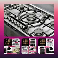 پک ارزان گازتوکار رومیزی هود سینک گرانیتی اخوان963