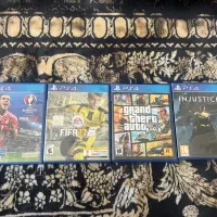 ۴ عدد دیسک بازی ps4 در حد نو