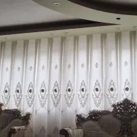 پرده پذیرایی|پرده، رانر، رومیزی|قم, شهرک فاطمیه|دیوار