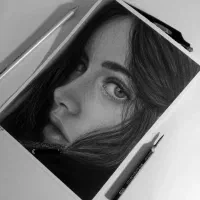 طراحی چهره سیاه‌قلم/ هدیه ای خاص و ماندگار