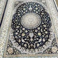 فرش ۹متری دوعددسالم وتمیزسرمه ای هرکدام ۱۰تومن|فرش|چهاردانگه (تهران), |دیوار