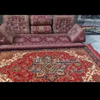 خان نشین. تکیه گاه.پشتی الماس رشت