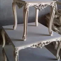 جلومبلی عسلی چوبی و پلیمر زیبا|مبلمان خانگی و میز عسلی|تهران, صاحب الزمان|دیوار