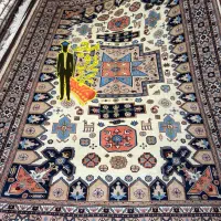 فرش۶ متری ۶۵ ساله کلکسیونی نو (اساتید فرش تبریز)