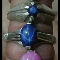 انگشترهای استار چهار چنگ قدیمی ۴ عدد