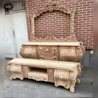 کنسول لوکس چوبی|بوفه، ویترین، کنسول|تبریز, |دیوار