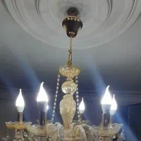 لوستر طرح رز گلد|لوستر و چراغ آویز|کرج, کرج نو|دیوار