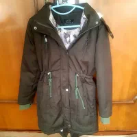 پالتو دخترانه وزنانه درحدنو کلاه دار خزدار سایز ۴۲