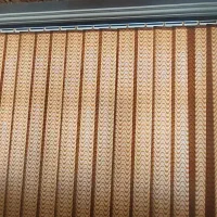 پرده کرکره ای با میله پرده