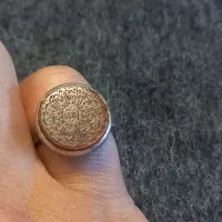 انگشتر رکاب صفوی توحید اخلاص عقیق یمنی سبک تیموری