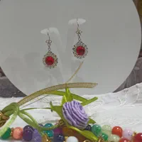 گوشواره نقره ملیله کاری اصفهان کد ۶۰۱|جواهرات|اصفهان, مولوی|دیوار