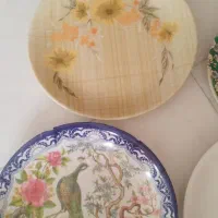 بشقاب دیواری ملامین قدیمی نوستالژی ،دیوارکوب عتیقه|ظروف سرو و پذیرایی|مشهد, ایثارگران|دیوار