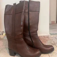 بوت ساق بلند چرم