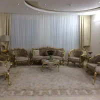 مبلمان ورق طلا + میزها|مبلمان خانگی و میز عسلی|طرقبه, |دیوار