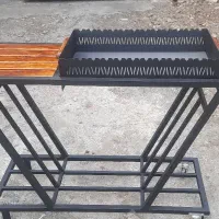 باربیکیو فلزی و چوبی سفارشی ویلایی