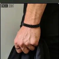 دستبند استیل مشکی|جواهرات|تبریز, |دیوار