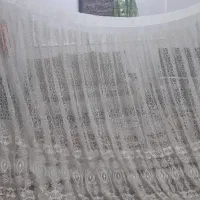 پرده تور نباتی رنگ