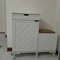 جاکفشی دو در کشو دار نشیمن دار در حد نو