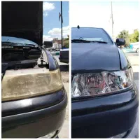 «تعمیر وتعویض چراغ و طلق چراق انواع ماشین ها»