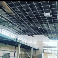 اجرای تایل کناف  کمپارس تی وی وال