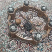 لوستر چوبی|لوستر و چراغ آویز|شهریار, شهرک بهاران (ویره)|دیوار
