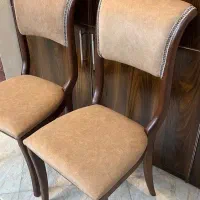 چهار عدد صندلی ناهار خوری ساخته شده باچوب راش