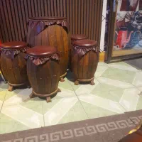 میز صندلی چوبی