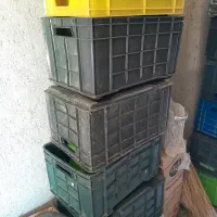سبد پلاستیکی بزرگ مخصوص گلخانه باغ انگور میوه پخش|ظروف نگهدارنده، پلاستیکی، یک‌بارمصرف|همدان, |دیوار