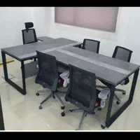 میز کنفرانسی کامل صفحه دوبل اداری مدیریتی کد بتن46