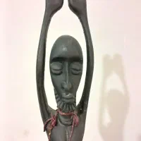 دو عدد مجسمه سرخ پوست پلی استر|مجسمه، تندیس، ماکت|زنجان, |دیوار