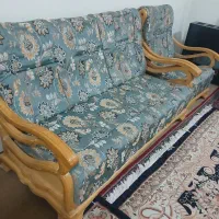 مبل ۷نفره،چوب راش،زیر قیمت بازار و دیوار
