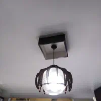 لوستر چوبی|لوستر و چراغ آویز|قائم‌شهر, |دیوار