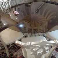 باسلام‌میزغذاخوری‌۸نفره‌به‌دلیل‌کمبودبودجه‌|میز و صندلی غذاخوری|گنبد کاووس, |دیوار