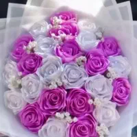 دسته گل روبانی و پروانه ای|گل مصنوعی|نیشابور, شهرک جانبازان|دیوار