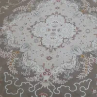 د‌وجفت فرش۱۲متری کرمی ویک جفت قرمز ۱۲متری خوش رنگ