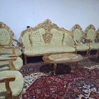 دو دست مبل ۹ نفره|مبلمان خانگی و میز عسلی|خسروشاه, |دیوار