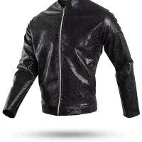 کاپشن چرم طرح پوست مار ساده.پرداخت در محل|لباس|شیراز, تندگویان|دیوار