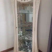 بوفه چوبی در حد نو|بوفه، ویترین، کنسول|ملارد, |دیوار