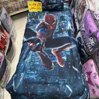 روتختی و لحاف یکنفره پسرانه طرح مردعنکبوتی|سرویس روتختی|مشهد, پایین خیابان|دیوار