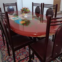 میز و صندلی ناهارخوری ۶ نفره|میز و صندلی غذاخوری|خرم‌آباد, |دیوار