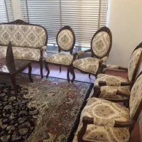 مبل سلطنتی فرحی اصل .سالم با چوب جنگلی|مبلمان خانگی و میز عسلی|تبریز, |دیوار