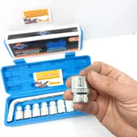 جعبه بکس ۱۰ پارچه آبی کاربردی (جعبه بوکس آچار) ۱/۲|ابزارآلات|شهرکرد, |دیوار