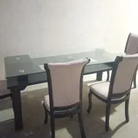 میزناهار خوردی 6نفره درحدنو|میز و صندلی غذاخوری|بندر انزلی, تختی|دیوار