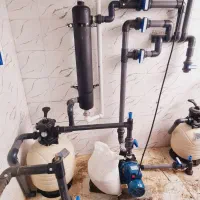 اجرای استخر سونا جکوزی آبنما تسفیه خانه