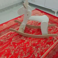 راکر اسب تمام چوبی