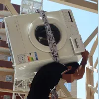 کارگر تنها باربری ساید تخلیه بارگیری گاوصندوق